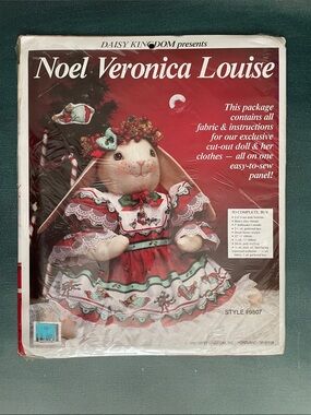 Daisy Kingdom Noel Veronica Louise Christmas Bunny Kit Vintage 1990 Style #9807
